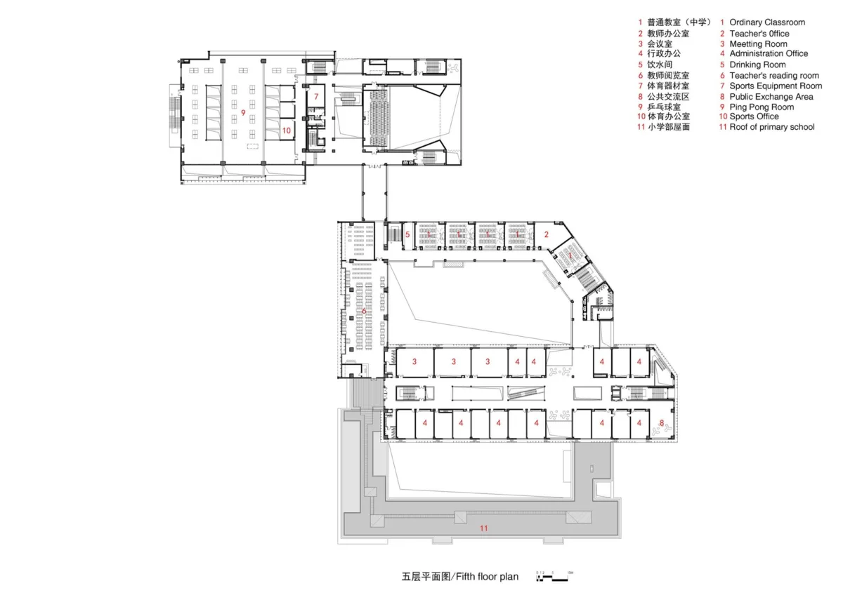 BIM建筑|华东师范大学第二附属中学前滩学校及冰厂田前滩幼儿园 / 致正建筑工作室+大正建筑事务所