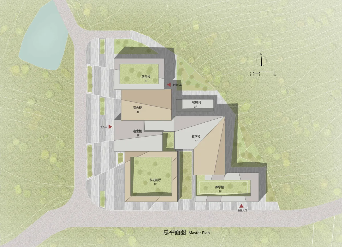 BIM建筑|杭州临安·风之谷户外自然学校 / GWP Architects