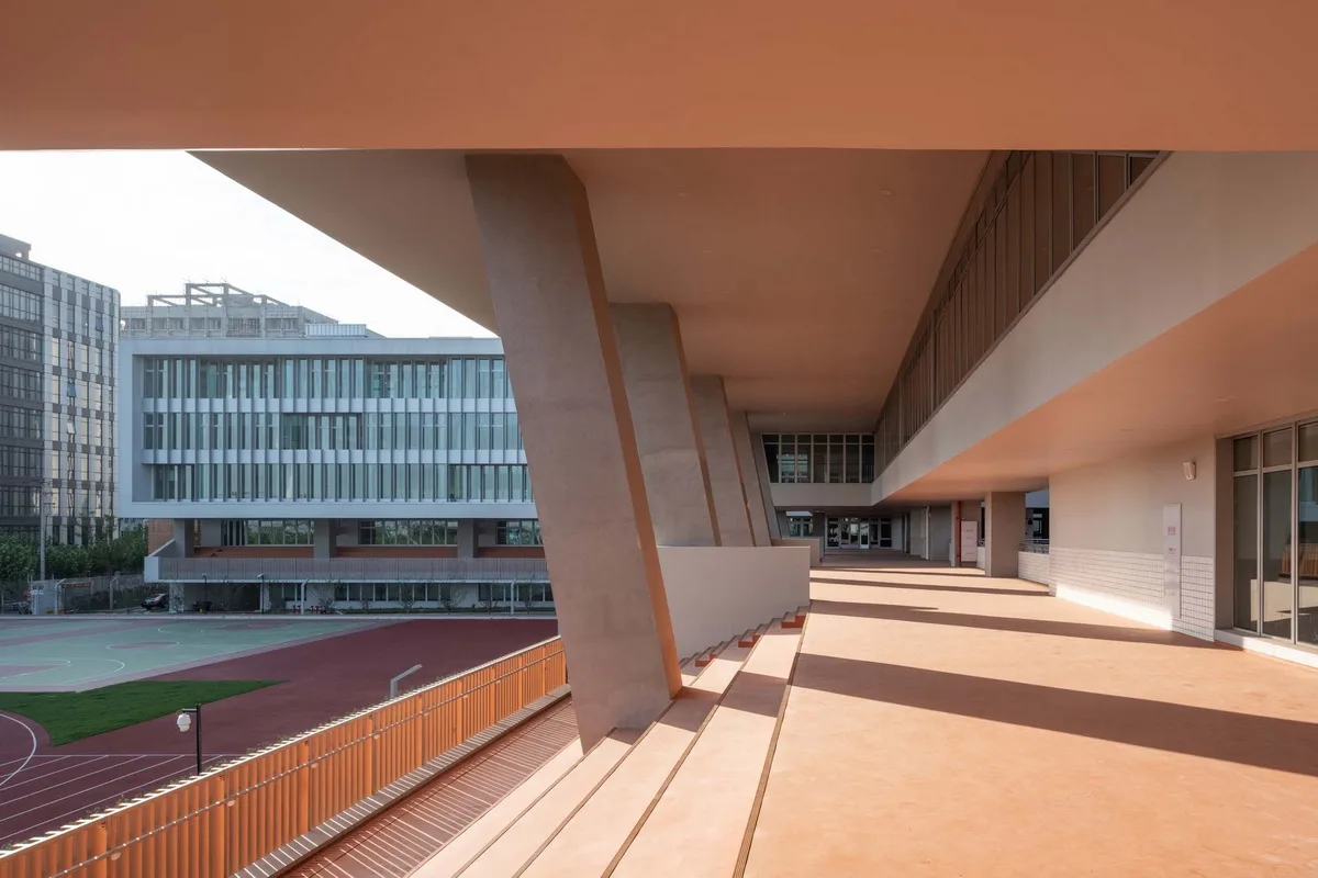 BIM建筑|华东师范大学第二附属中学前滩学校及冰厂田前滩幼儿园 / 致正建筑工作室+大正建筑事务所