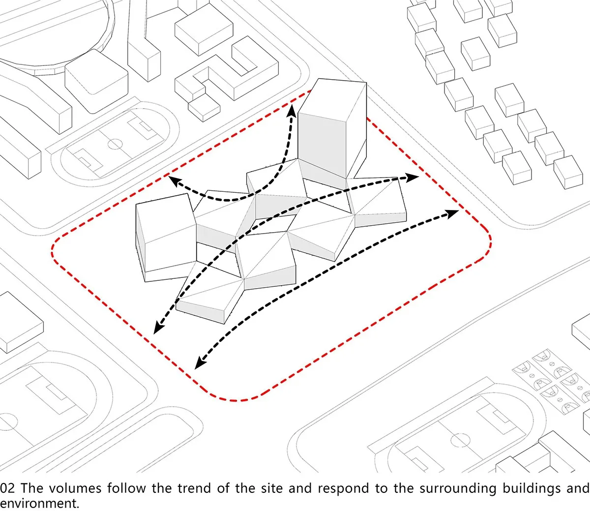 BIM建筑|衢州智慧新城综合体项目方案“连绵山水” / 零壹城市建筑事务所