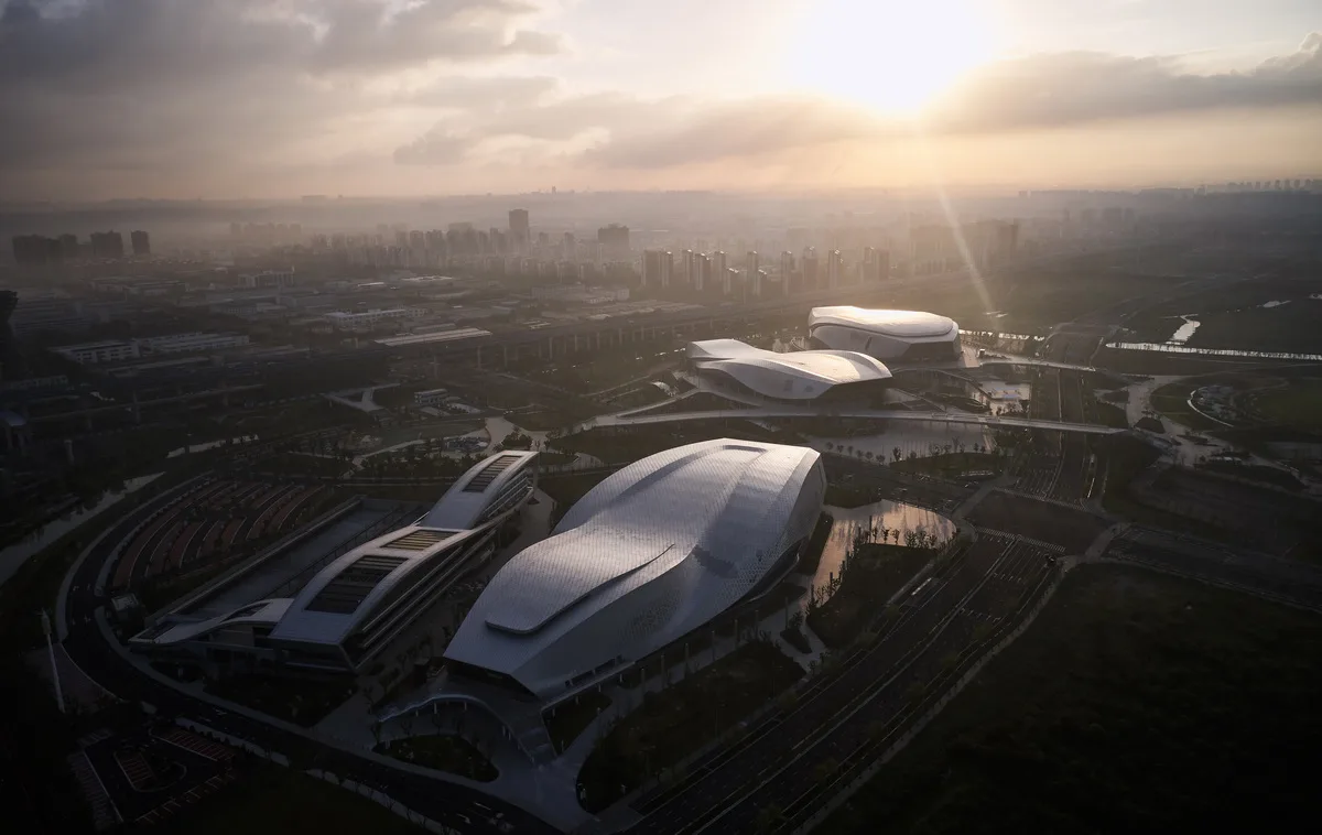 BIM建筑|宁波奥林匹克体育中心：运动空间的色彩美学 / CCDI卝智设计