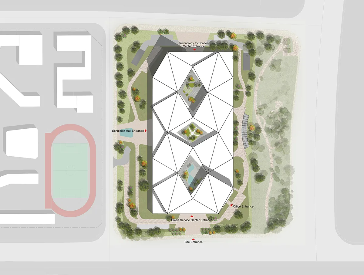 BIM建筑|衢州智慧新城综合体项目方案“连绵山水” / 零壹城市建筑事务所