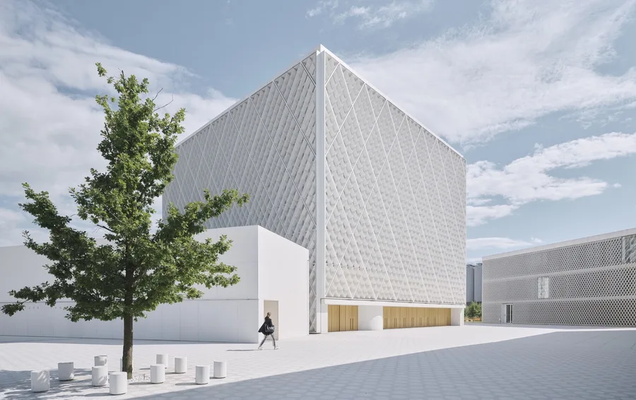 BIM建筑|纯净与圣洁：卢布尔雅那伊斯兰宗教与文化中心 / Bevk Perović arhitekti