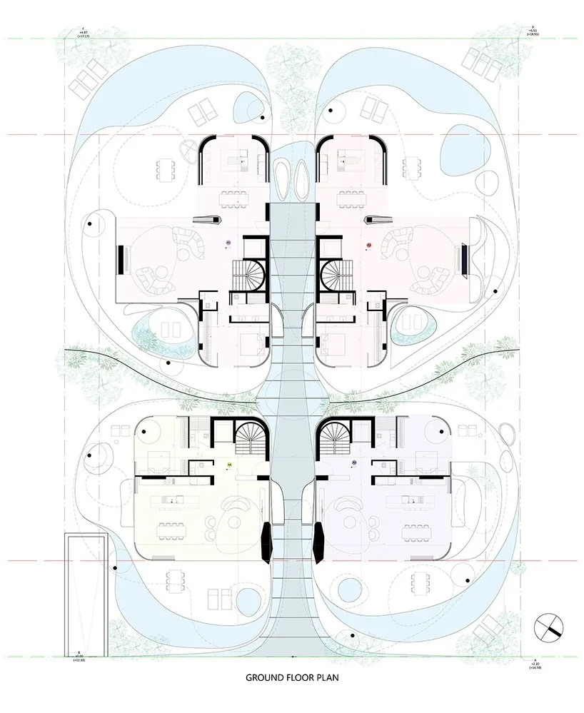 BIM建筑|来自自然的蝴蝶型住宅 | 314建筑工作室