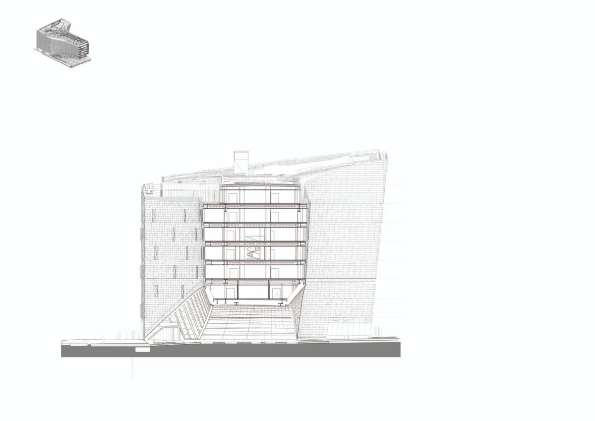 BIM建筑|挪威事务所Snøhetta将雪一般的建筑搬到了巴黎 | 世界报巴黎总部