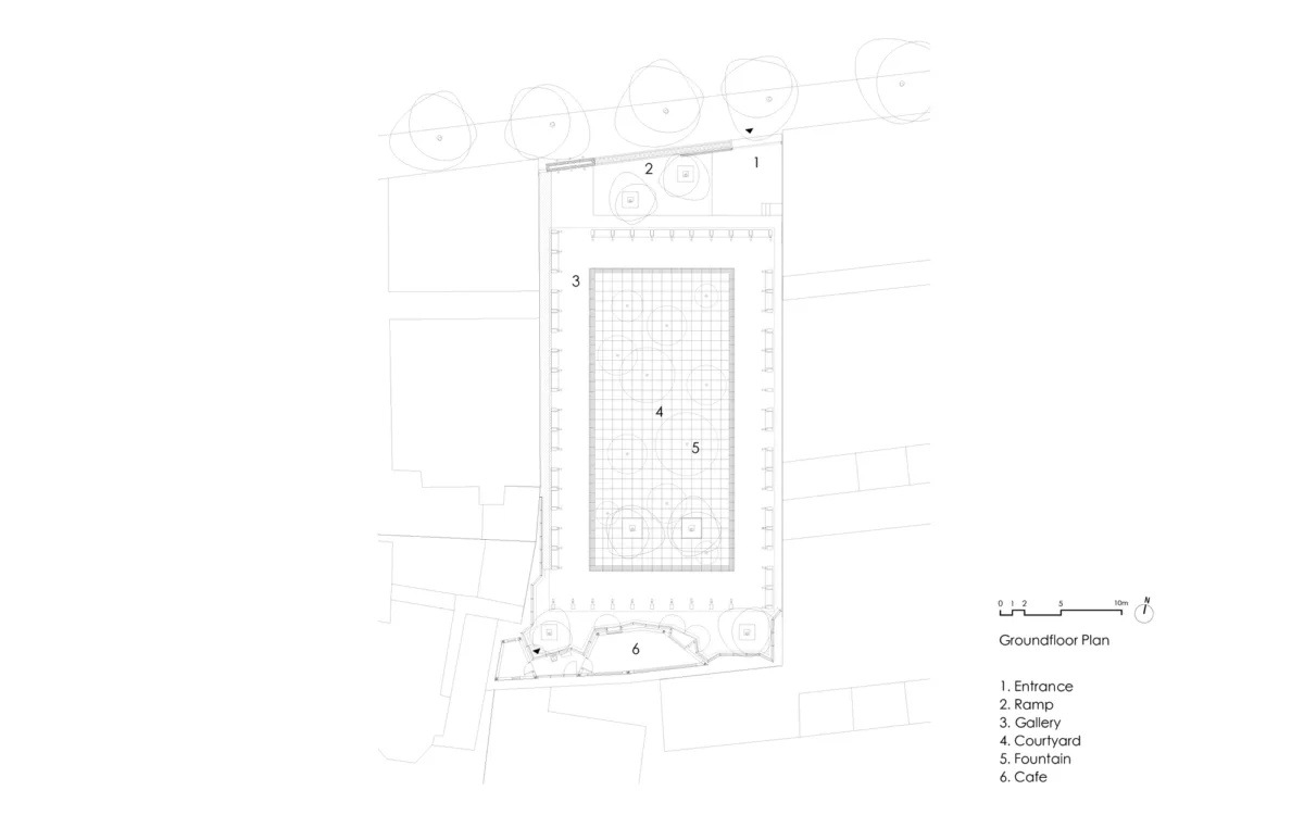 BIM建筑|上海永嘉路口袋广场 / 上海阿科米星建筑设计事务所