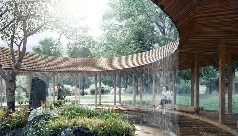 BIM建筑|Sanderumgaard花园凉亭，北欧古老与日式禅意风格的混合 / Squareone