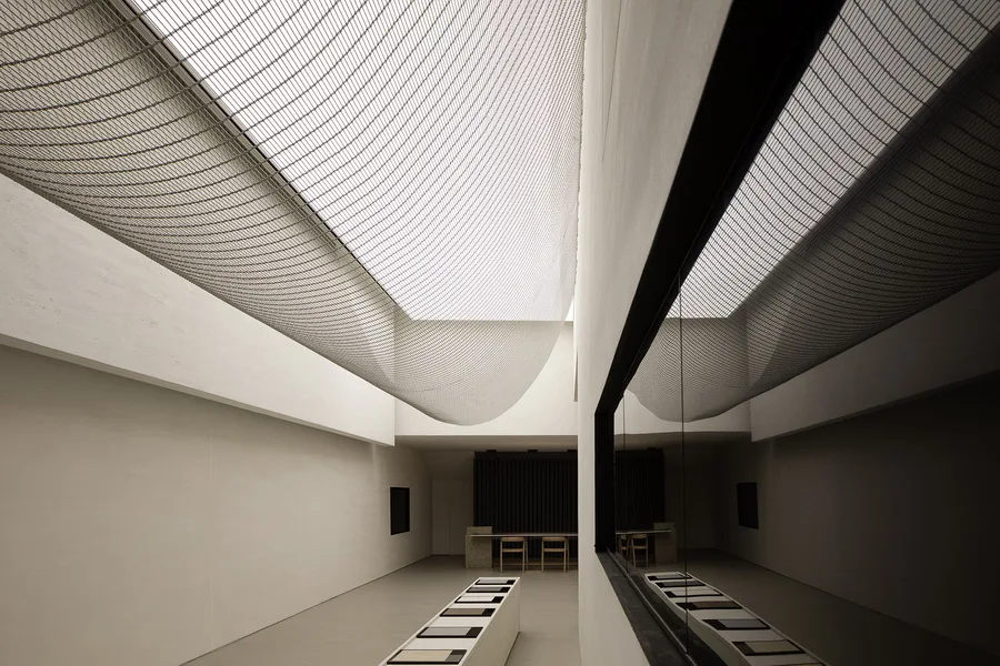 BIM建筑|ANBONG HOME 艺术涂料展厅 / 艾克建筑设计