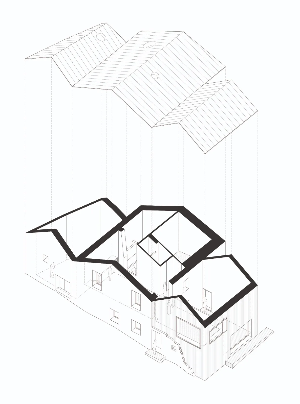 BIM建筑|混凝土和石头的碰撞 | 西班牙米拉弗洛雷斯住宅修复