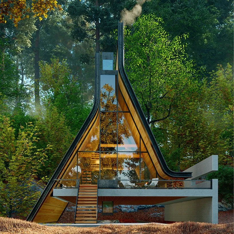 BIM建筑|伊朗机舱小屋“Kujdane” / Shomali Design