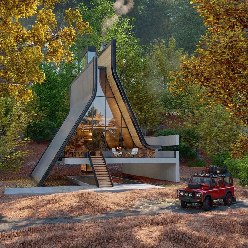 BIM建筑|伊朗机舱小屋“Kujdane” / Shomali Design