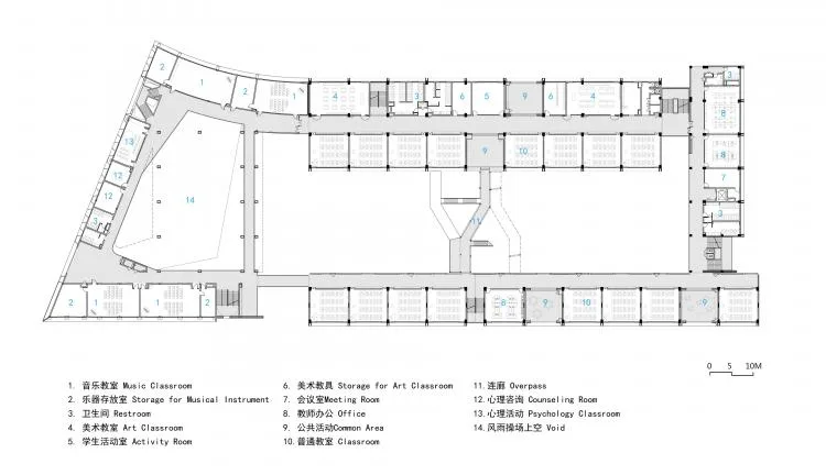 BIM建筑|秩序的启迪——上海市高安路第一小学华展校区 / 山水秀建筑事务所