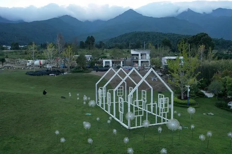 BIM建筑|大理的小院子中区生活体验中心景观设计 / MANG漫格景观