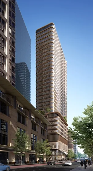 BIM建筑|福斯特展示悉尼摩天楼的视觉效果