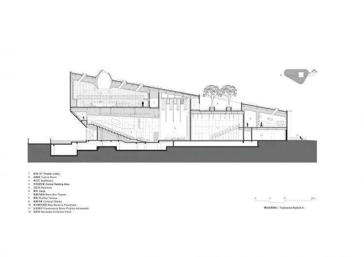 BIM建筑|上海平和图书剧场 / OPEN Architecture