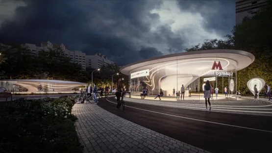 BIM建筑|扎哈工作室展示莫斯科地铁站设计