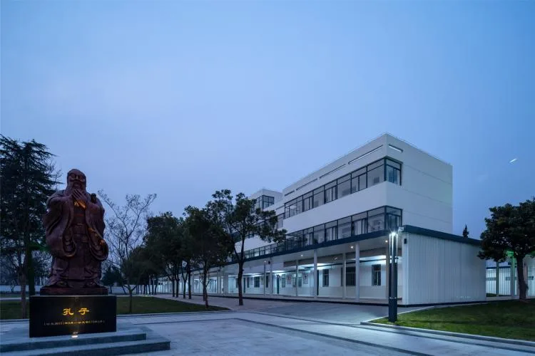 BIM建筑|乡村振兴之乡镇中学改造-全椒县新锐古河中学 / 上海思序建筑规划设计