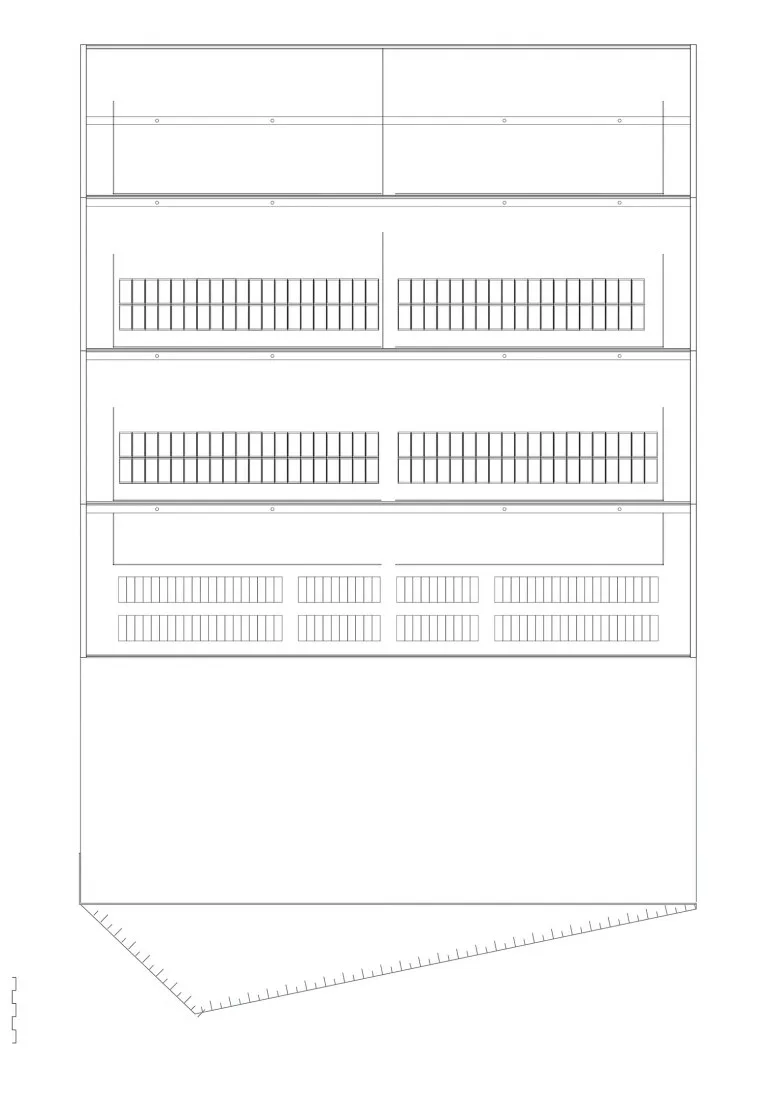 BIM建筑|红砖石外墙的半地下体育场 | CAMP DEL FERRO 体育中心