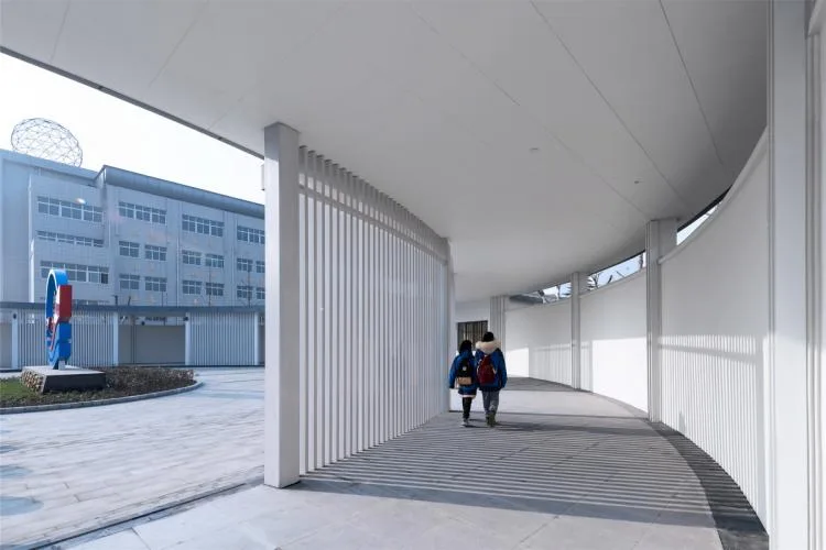 BIM建筑|乡村振兴之乡镇中学改造-全椒县新锐古河中学 / 上海思序建筑规划设计