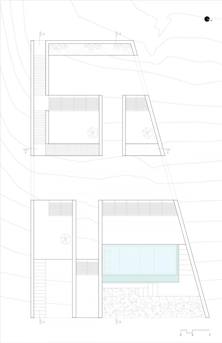 BIM建筑|嵌入地下的“洞穴”住宅，希腊 / Mold Architects