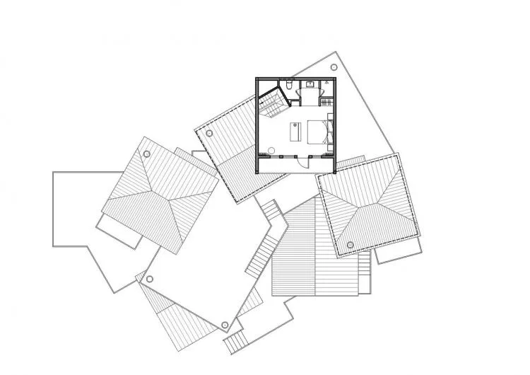 BIM建筑|杭州开元森泊度假酒店“树屋”：簇拥推搡的“小矮人” / 王晖建筑工作室