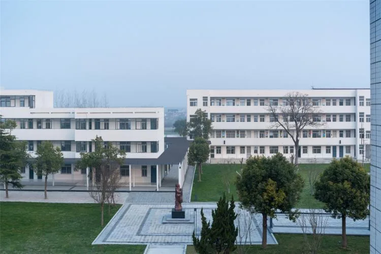 BIM建筑|乡村振兴之乡镇中学改造-全椒县新锐古河中学 / 上海思序建筑规划设计
