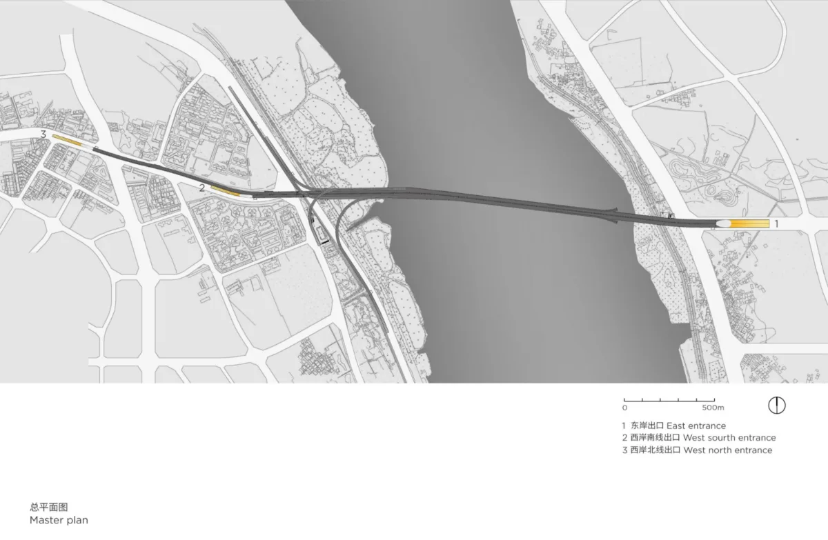 BIM建筑|海口文明东隧道光过渡设计：优雅纯洁的白色贝壳 / 槃达中国
