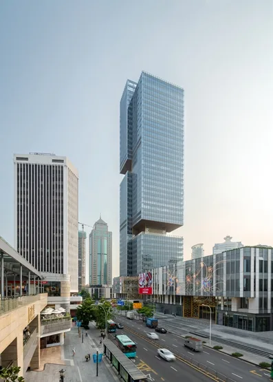 BIM建筑|OMA为深圳建造带露台的“王子广场”大厦