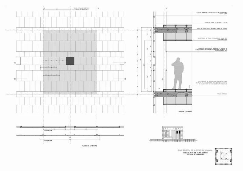 BIM建筑|经典项目：光与混凝土的故事 | 格拉纳达储蓄银行总部