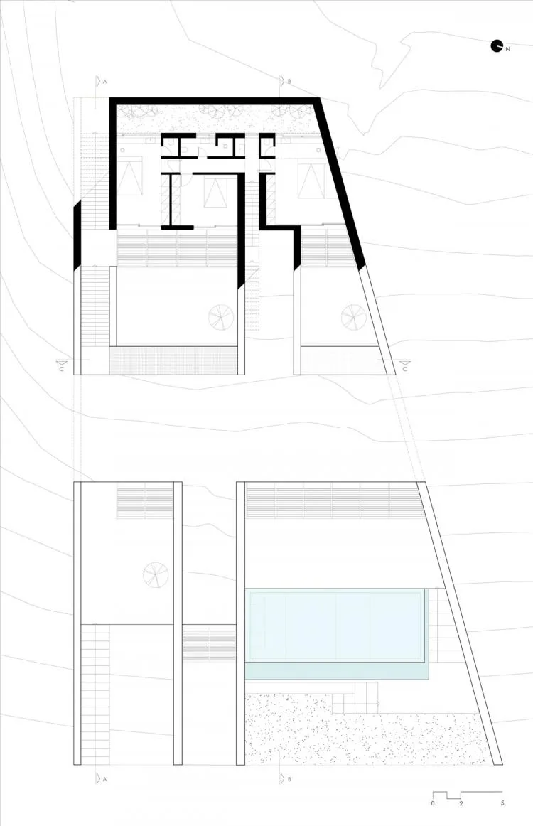 BIM建筑|嵌入地下的“洞穴”住宅，希腊 / Mold Architects