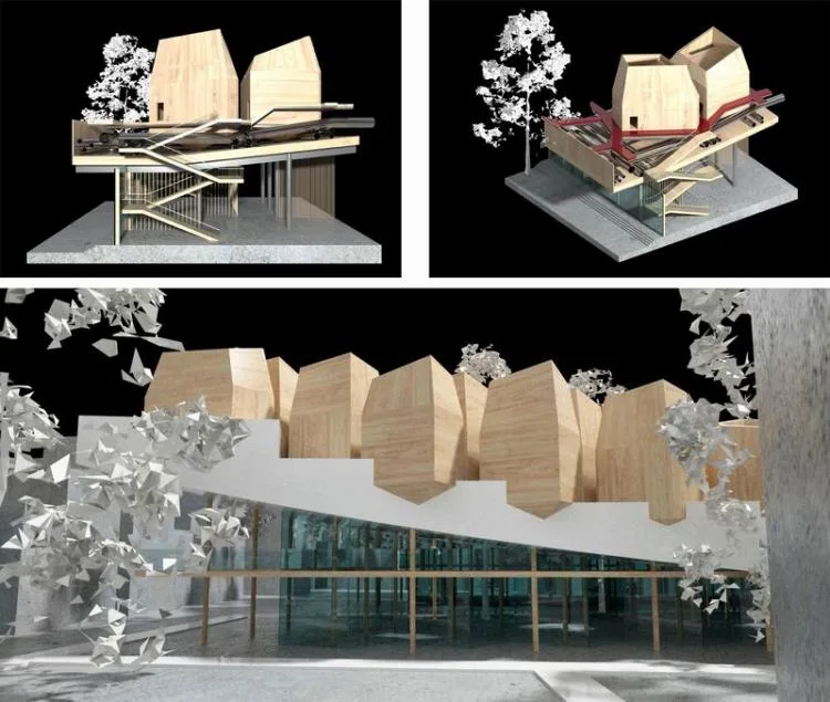 BIM建筑|2020基准杯二等奖 | 改造城中村的新思路 打造横向形态的超级寓所