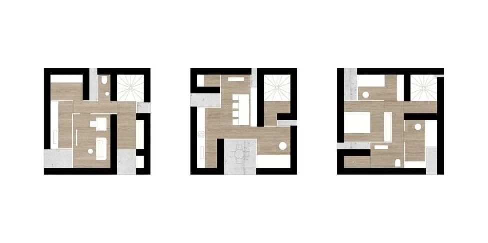 BIM建筑|森林住宅，如巨石般厚重 / Marte Marte Architects
