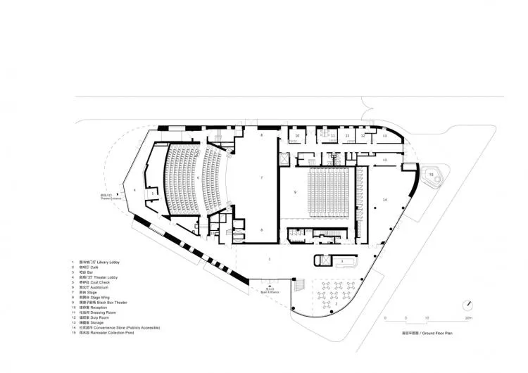 BIM建筑|上海平和图书剧场 / OPEN Architecture