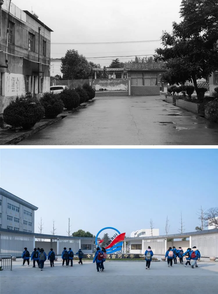 BIM建筑|乡村振兴之乡镇中学改造-全椒县新锐古河中学 / 上海思序建筑规划设计
