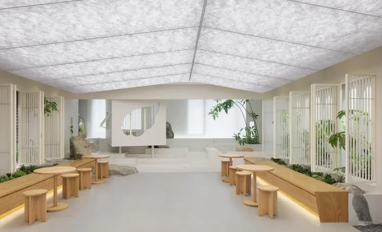 BIM建筑|心境离错，内外之间-璞舍茶室设计 / 介介工作室
