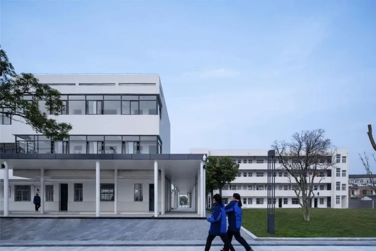 BIM建筑|乡村振兴之乡镇中学改造-全椒县新锐古河中学 / 上海思序建筑规划设计