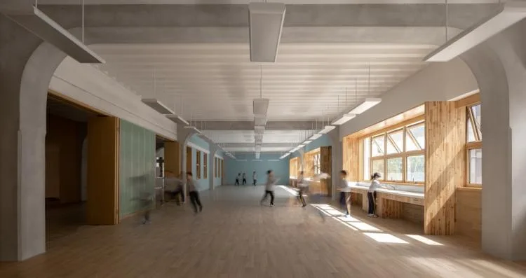 BIM建筑|秩序的启迪——上海市高安路第一小学华展校区 / 山水秀建筑事务所