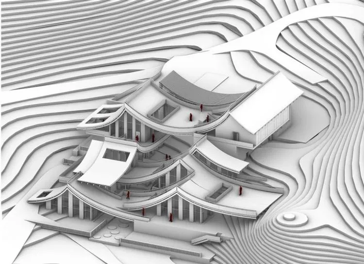 BIM建筑|2020建筑新人赛TOP 100 | 趣味屋顶 爱发呆的重大女孩设计了一场好玩的梦