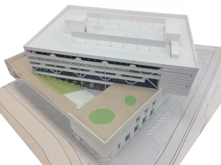 BIM建筑|Librio行桥：扭转与堆叠 / 三上建筑事务所