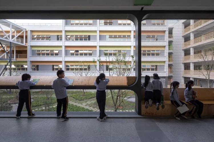 BIM建筑|秩序的启迪——上海市高安路第一小学华展校区 / 山水秀建筑事务所