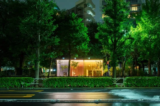 BIM建筑|坂茂在东京设计透明的公共厕所