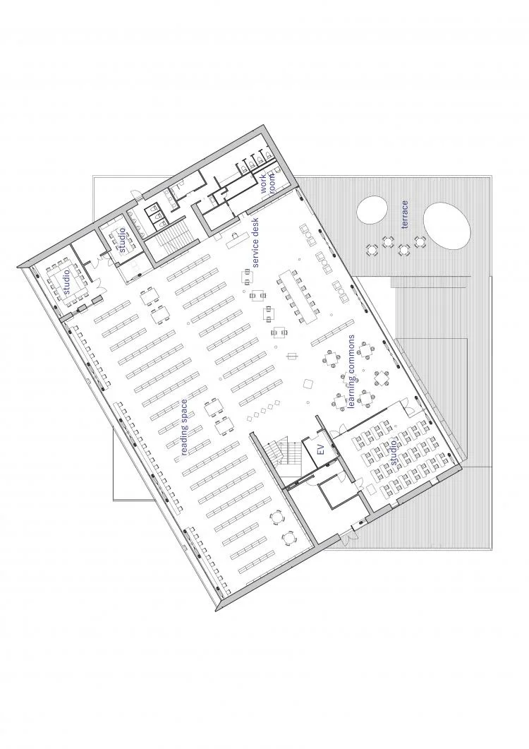 BIM建筑|Librio行桥：扭转与堆叠 / 三上建筑事务所