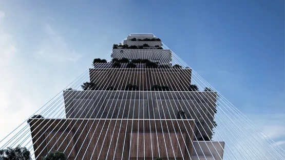BIM建筑|皮耶罗·利索尼设计纽约“自给自足花园城市”摩天楼