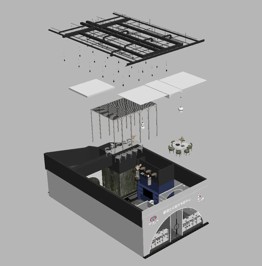 BIM建筑|上海徐汇“有间酒堂” / DCDSAA淀川建筑事务所