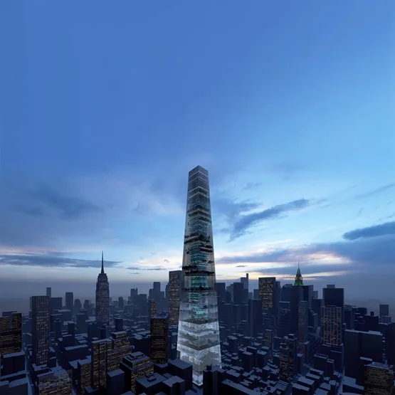 BIM建筑|皮耶罗·利索尼设计纽约“自给自足花园城市”摩天楼