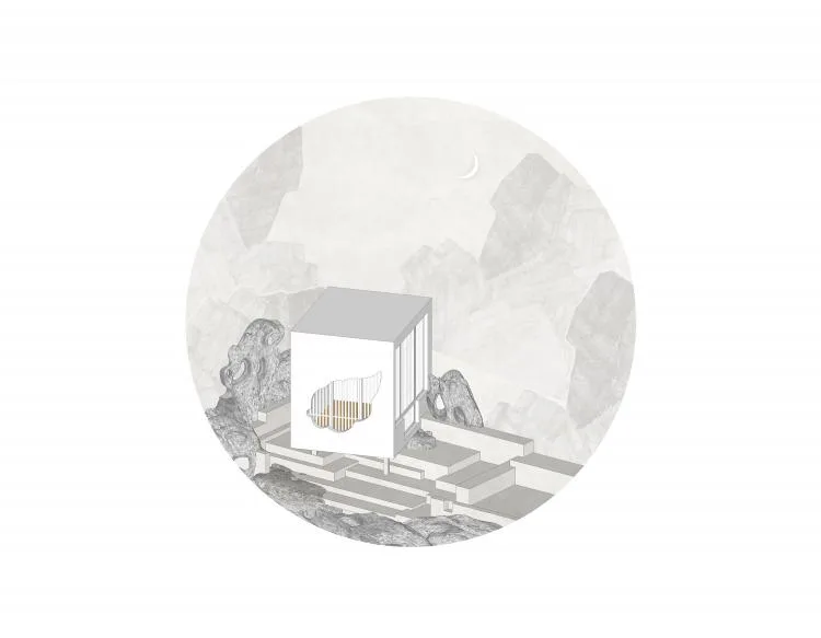 BIM建筑|心境离错，内外之间-璞舍茶室设计 / 介介工作室