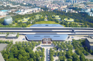 BIM建筑|MAD新作：嘉兴“森林中的火车站”-BIM建筑网