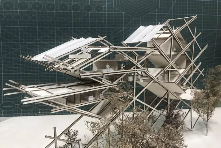 BIM建筑|2020基准杯三等奖 | 传统木构演绎中式超级寓所，预制模块解答疫情居所之困
