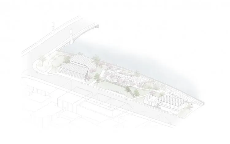 BIM建筑|上海苏州河中石化加油站改造 / 同济原作设计工作室