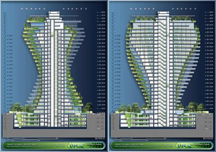 BIM建筑|陶朱隐园，反全球变暖+低碳生态住宅 / Vincent Callebaut Architectures